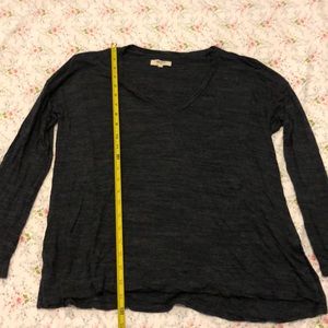Madewell charcoal long sleeve